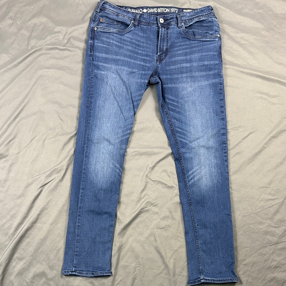 Buffalo David Bitton Dark Blue MAX-X Skinny Stretch Jeans 34x32